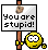 You\'re stupid!